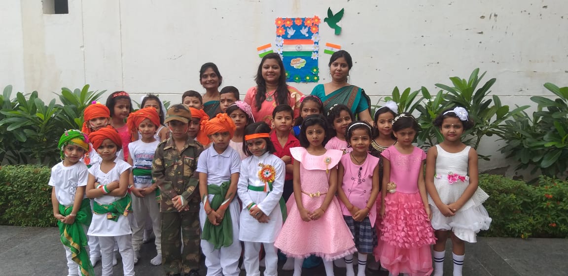 Special assembly on raksha bandhan and independence day pragati kids